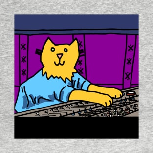 Music Producer Cat T-Shirt